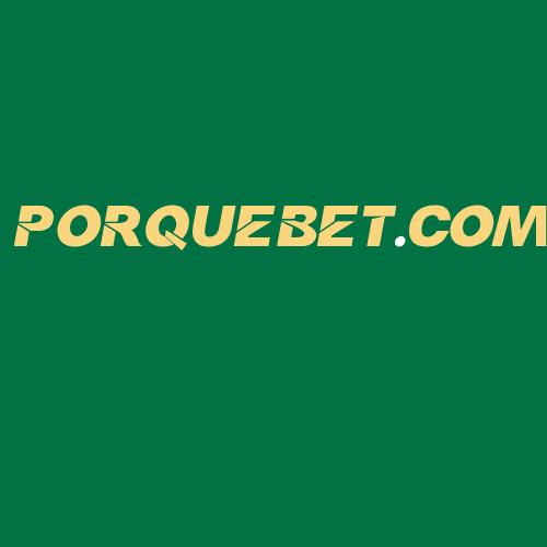 Logo da PORQUEBET